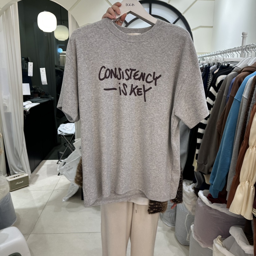 EGG IS東大門㊣代購女士新款職業人氣時尚熱賣25秋冬推薦T恤EGG IST恤圖色2