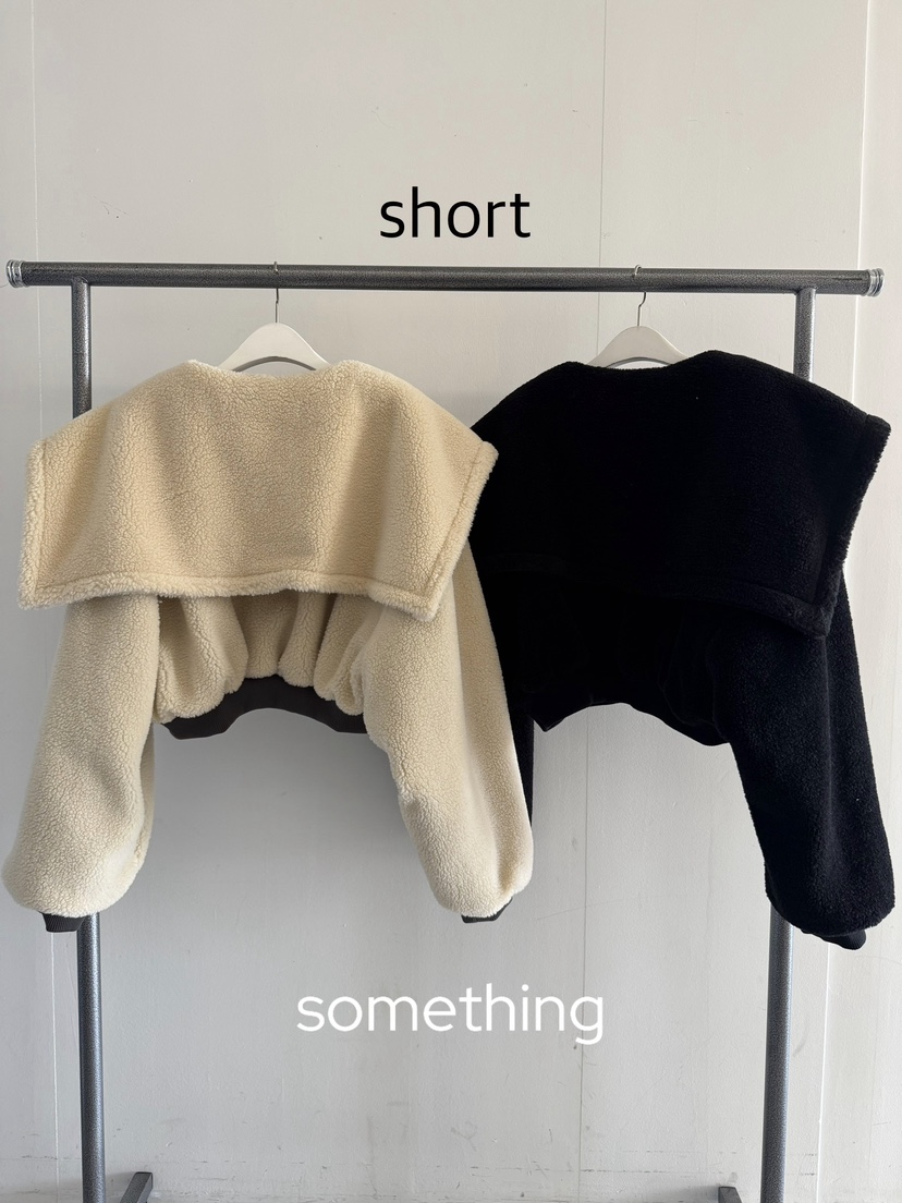 SOMETHING-L/FANCY韓國代購㊣女裝新品休閑人氣夾克兩面穿SOMETHING-L/FANCY夾克