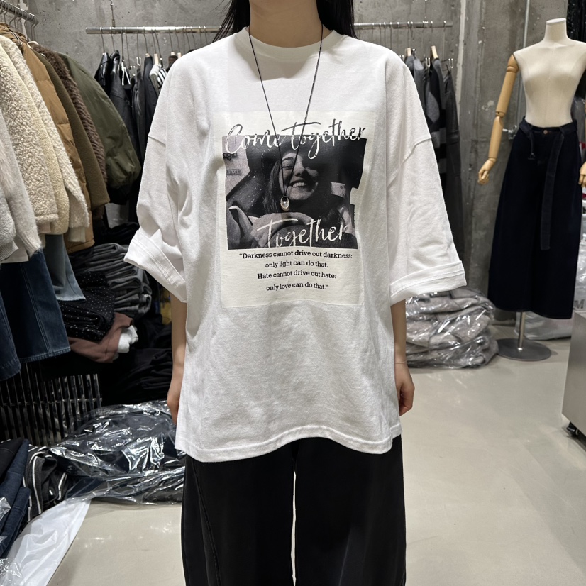 JUNI韓國直郵㊣女裝新款推薦職業真品休閑25秋冬熱賣時尚T恤my juniT恤圖色3