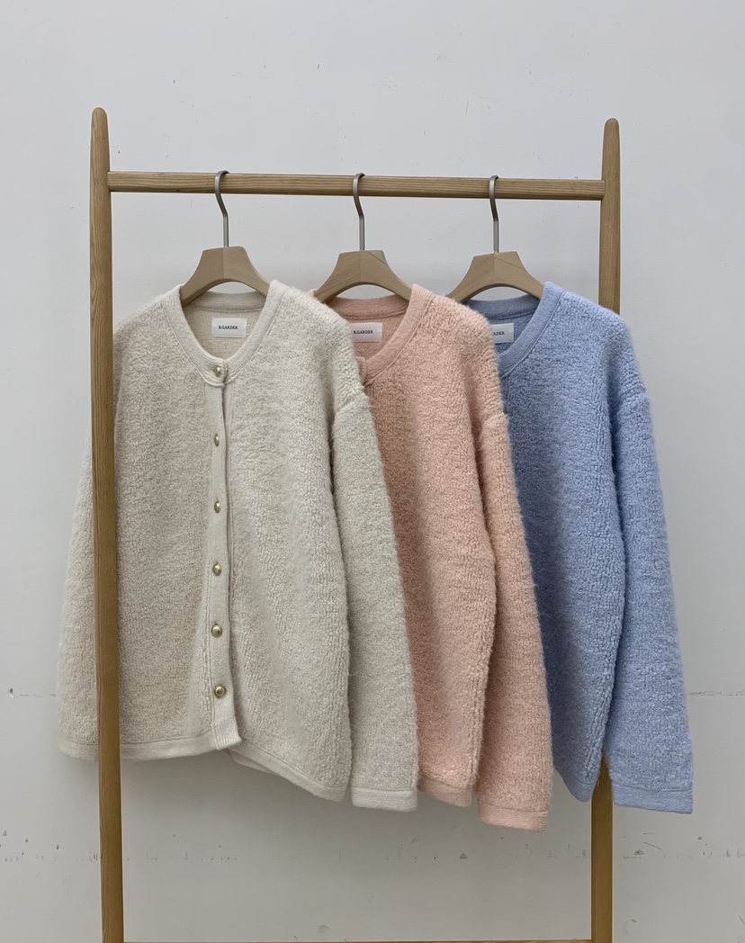 B_GARDER韓國直郵㊣女士新款熱賣25秋冬時尚休閑針織衫開衫B.GARDER針織衫