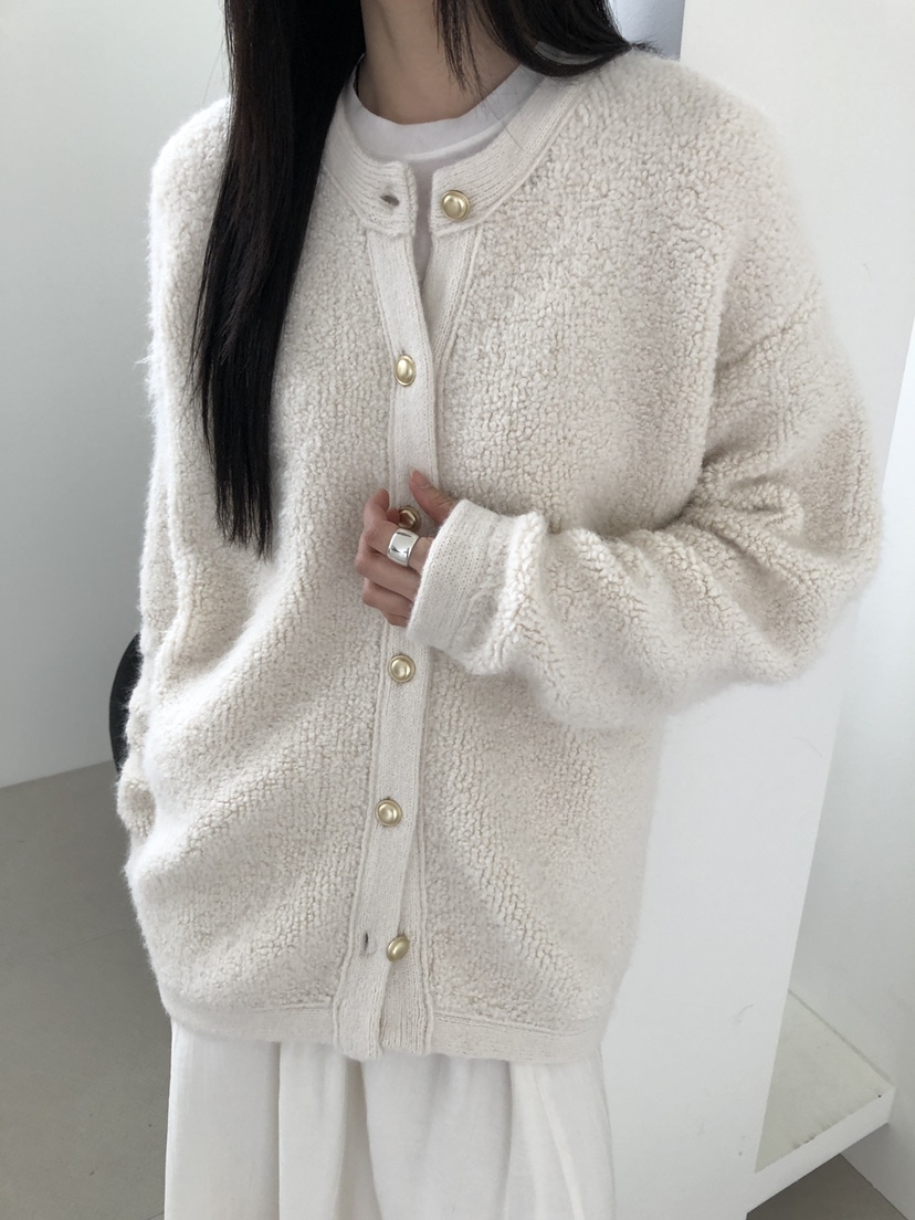 B_GARDER韓國直郵㊣女士新款熱賣25秋冬時尚休閑針織衫開衫B.GARDER針織衫