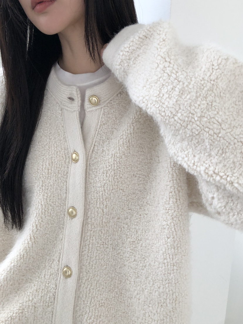 B_GARDER韓國直郵㊣女士新款熱賣25秋冬時尚休閑針織衫開衫B.GARDER針織衫