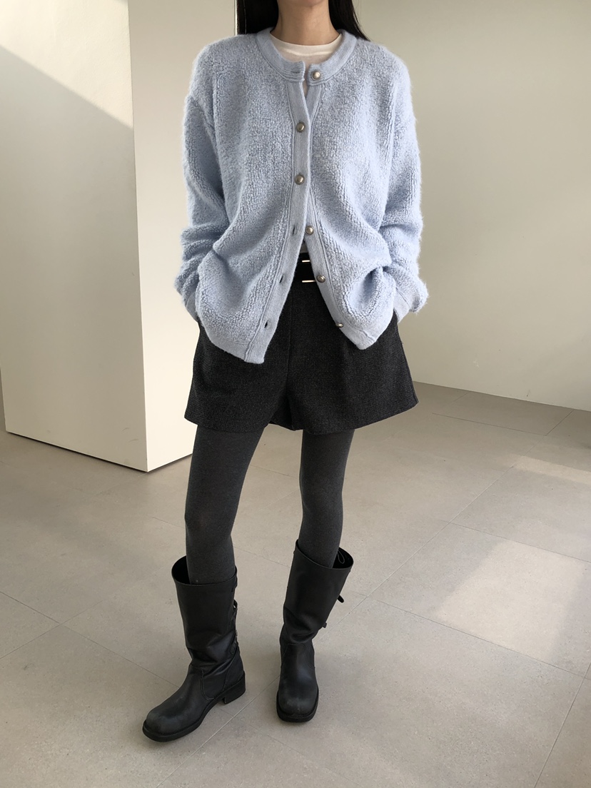 B_GARDER韓國直郵㊣女士新款熱賣25秋冬時尚休閑針織衫開衫B.GARDER針織衫