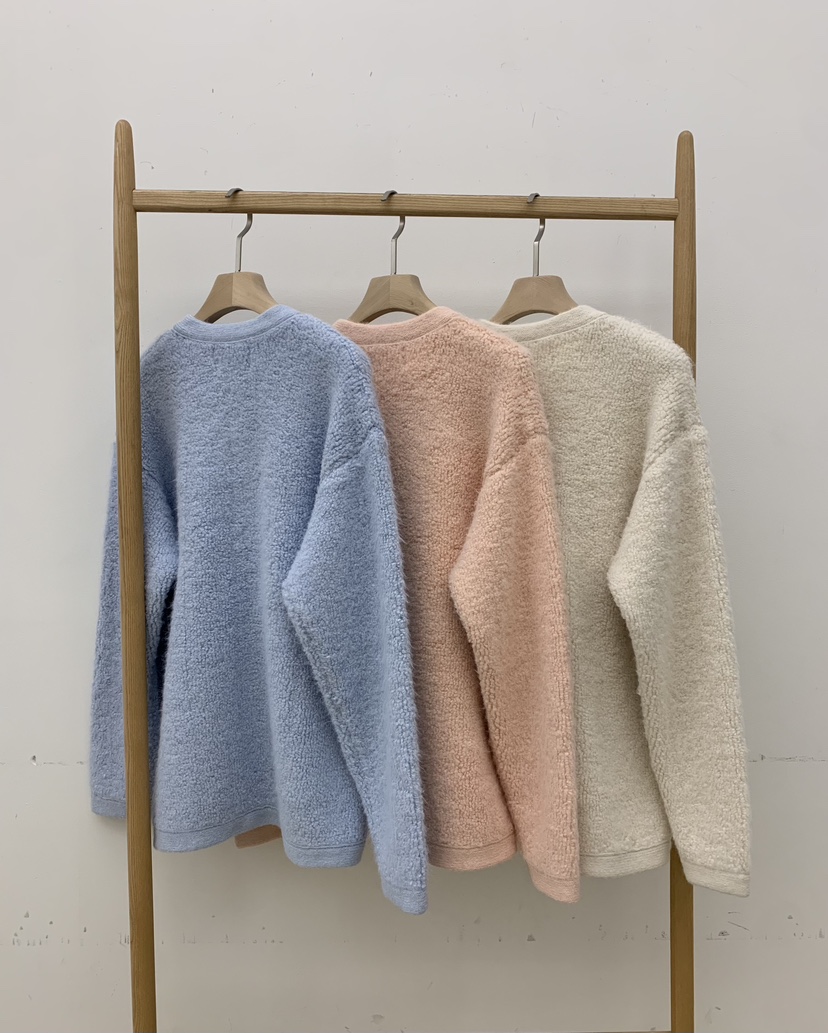 B_GARDER韓國直郵㊣女士新款熱賣25秋冬時尚休閑針織衫開衫B.GARDER針織衫