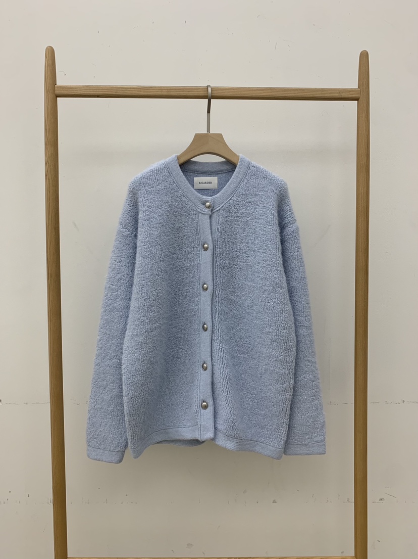 B_GARDER韓國直郵㊣女士新款熱賣25秋冬時尚休閑針織衫開衫B.GARDER針織衫圖色3
