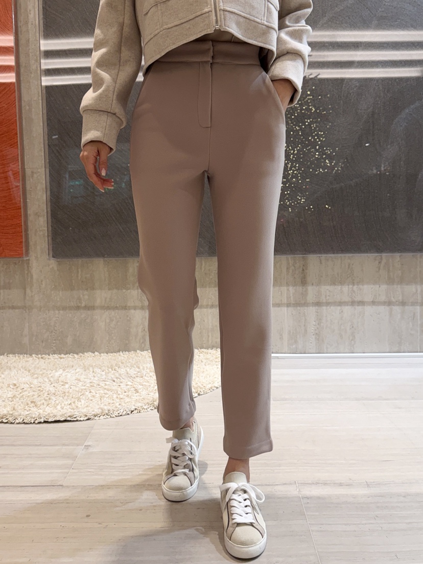 CLOTH韓國代購㊣女裝新品熱賣真品人氣25秋冬休閑休閑褲緊身褲CLOTH休閑褲圖色1