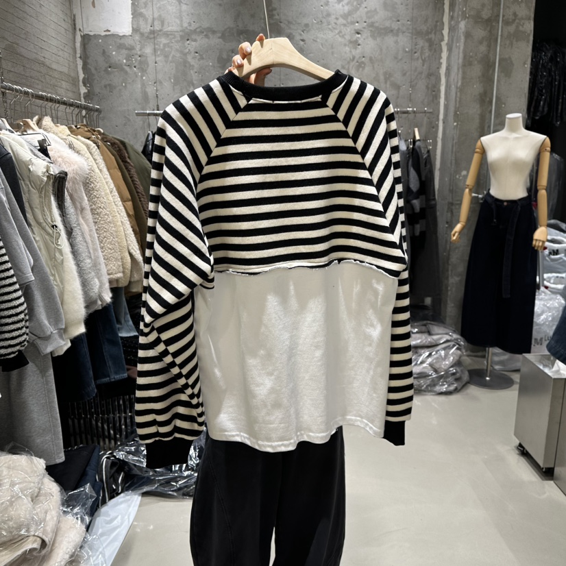 JUNI東大門㊣代購女士新品推薦時尚25秋冬休閑人氣職業衛衣my juni衛衣