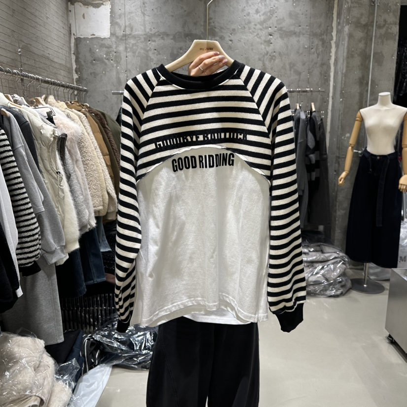 JUNI東大門㊣代購女士新品推薦時尚25秋冬休閑人氣職業衛衣my juni衛衣圖色3