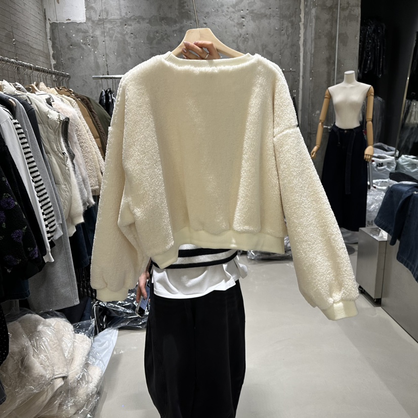 JUNI東大門㊣代購女士新品職業人氣真品休閑衛衣史努比加絨my juni衛衣