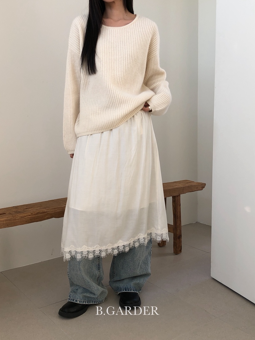 B_GARDER韓國代購㊣女裝新款25秋冬人氣熱賣時尚推薦職業長裙B.GARDER長裙