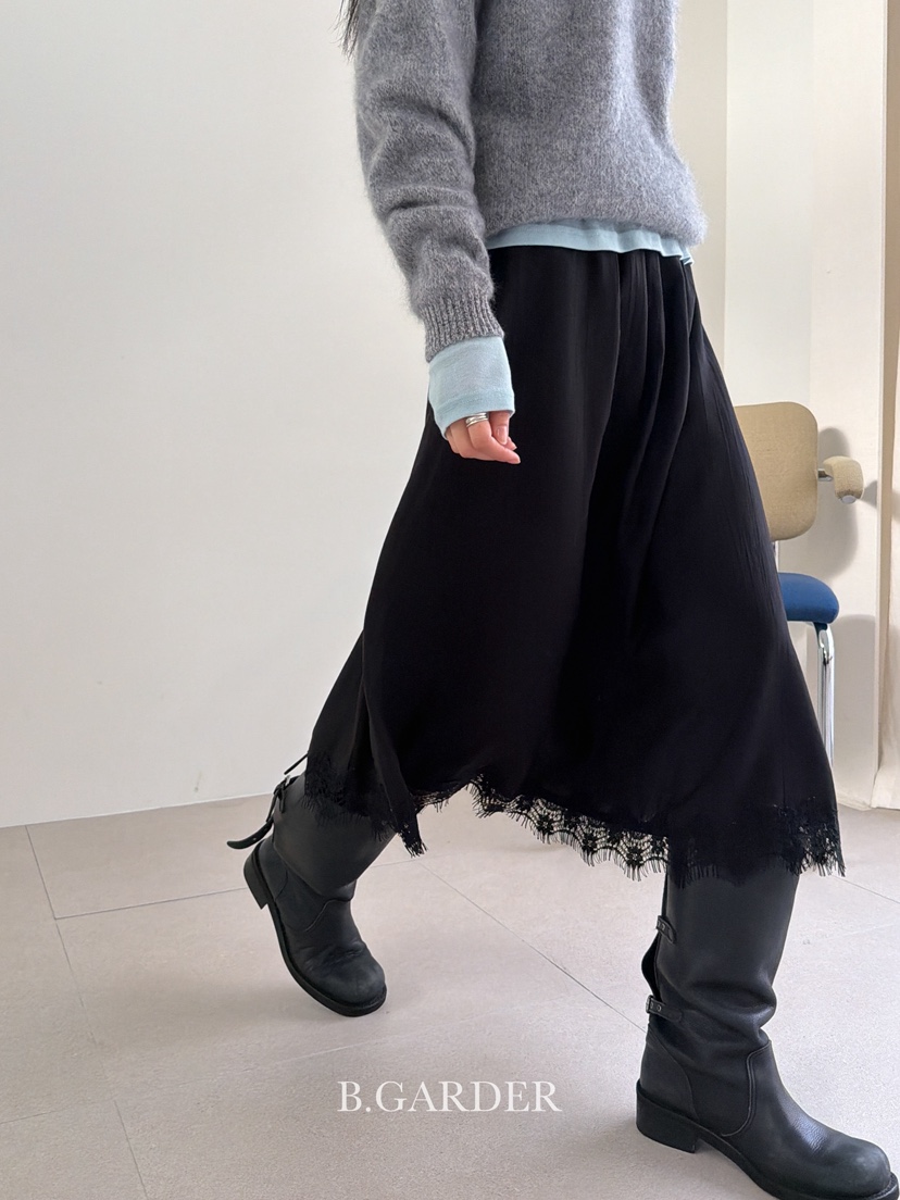 B_GARDER韓國代購㊣女裝新款25秋冬人氣熱賣時尚推薦職業長裙B.GARDER長裙