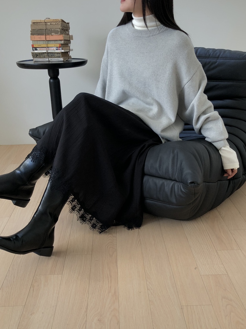 B_GARDER韓國代購㊣女裝新款25秋冬人氣熱賣時尚推薦職業長裙B.GARDER長裙