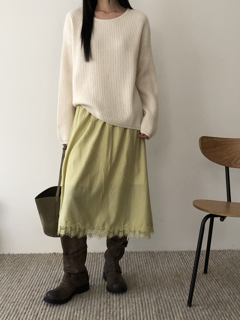 B_GARDER韓國代購㊣女裝新款25秋冬人氣熱賣時尚推薦職業長裙B.GARDER長裙