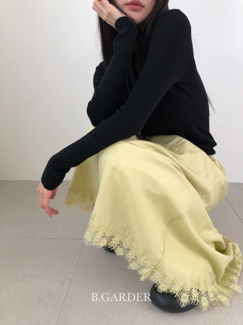 B_GARDER韓國代購㊣女裝新款25秋冬人氣熱賣時尚推薦職業長裙B.GARDER長裙