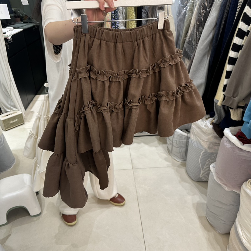 EGG IS韓國直郵㊣女士新品休閑熱賣真品推薦25秋冬職業短裙EGG IS短裙