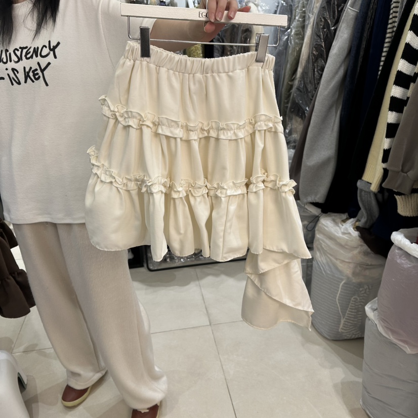 EGG IS韓國直郵㊣女士新品休閑熱賣真品推薦25秋冬職業短裙EGG IS短裙圖色1