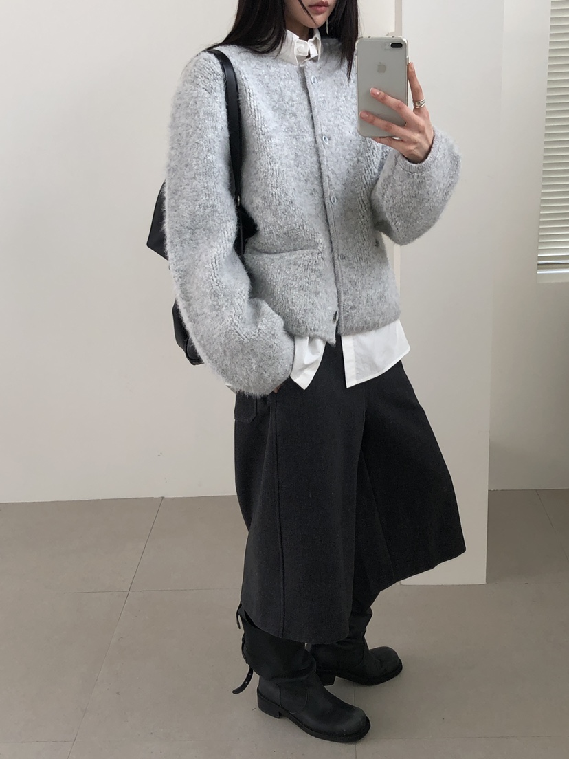 B_GARDER韓國直郵㊣女裝新款推薦真品休閑熱賣25秋冬職業毛衣B.GARDER毛衣