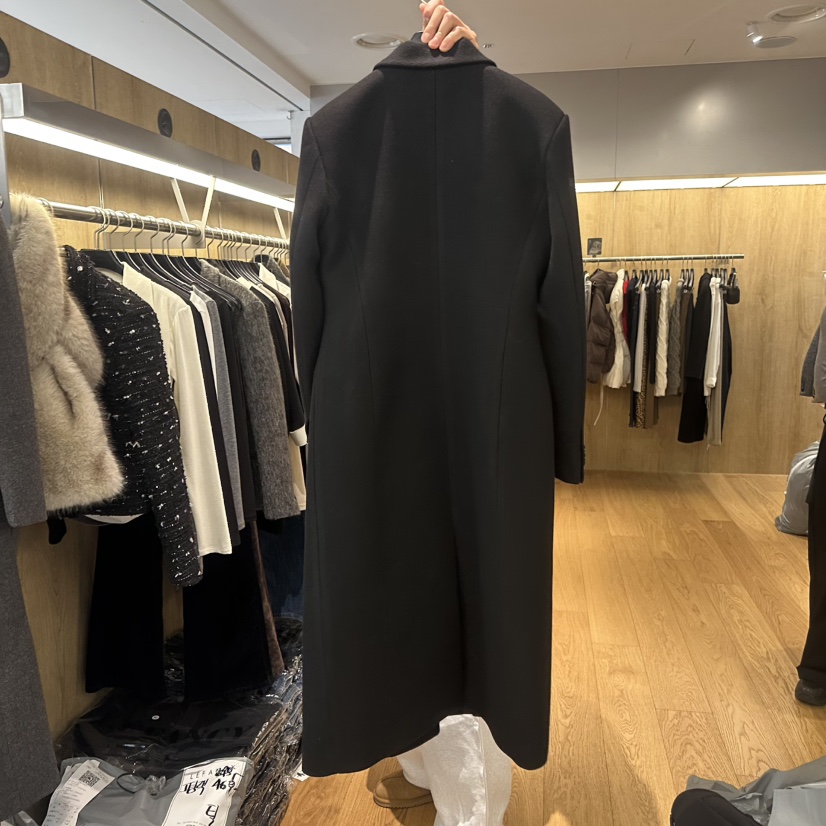 LEFANCY韓國代購㊣女士新品職業休閑熱賣時尚推薦中長款大衣LEFANCY中長款大衣