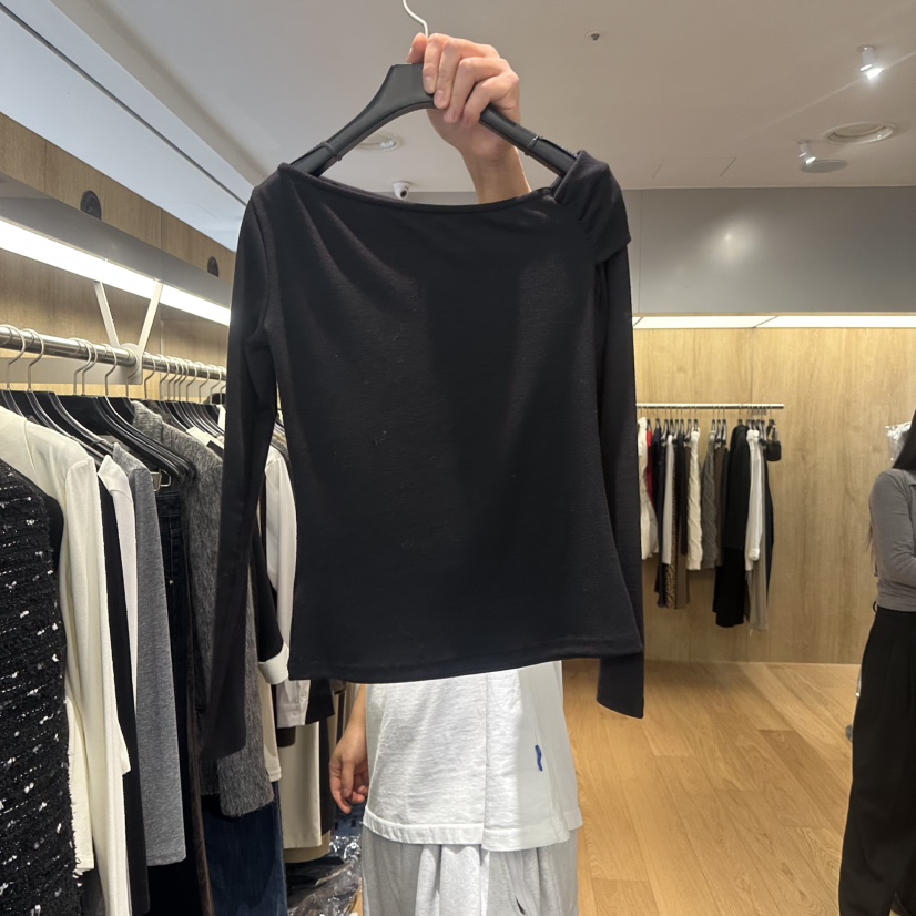 LEFANCY韓國代購㊣女裝新款25秋冬職業時尚休閑人氣長袖T恤LEFANCY長袖T恤