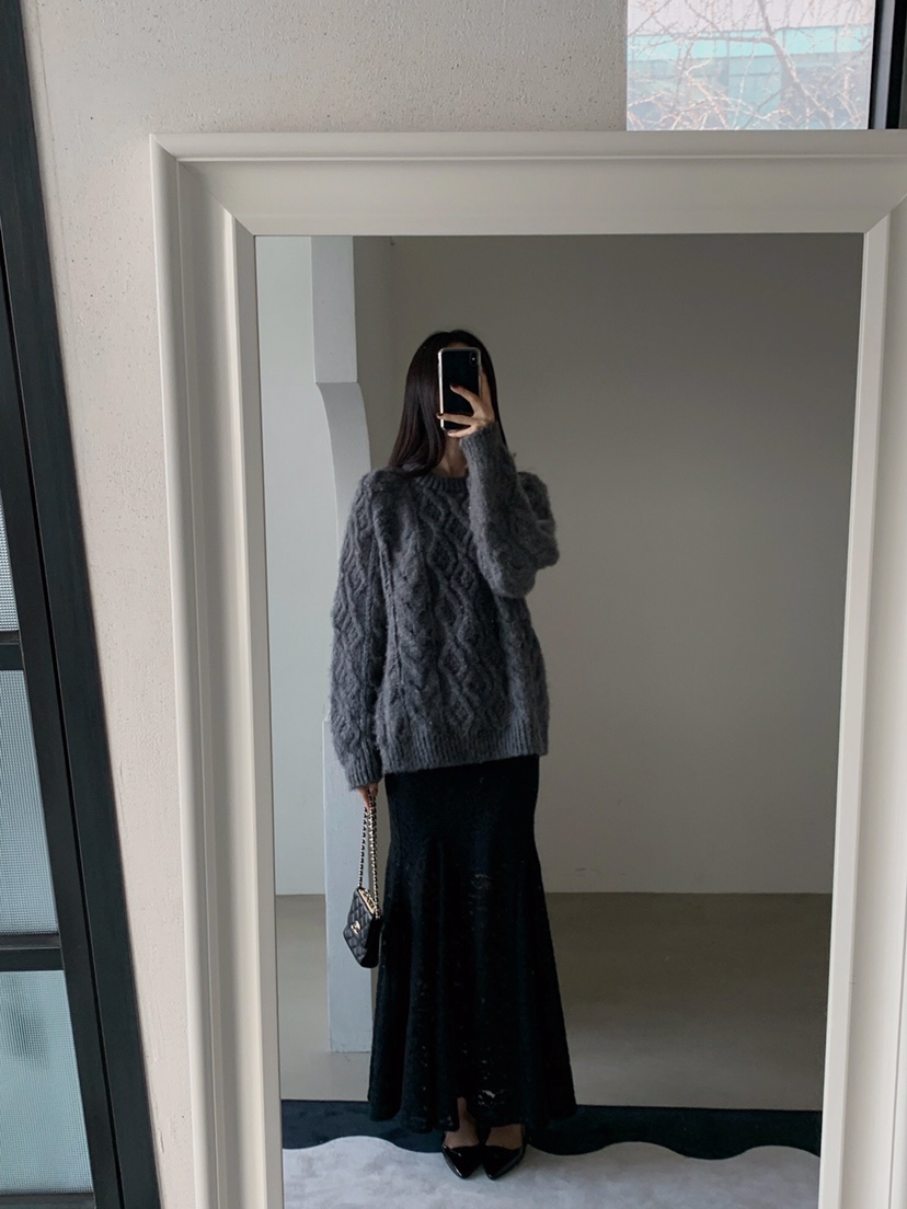 VERANDA東大門㊣直郵女裝新款25秋冬人氣職業時尚休閑熱賣長裙VERANDA長裙