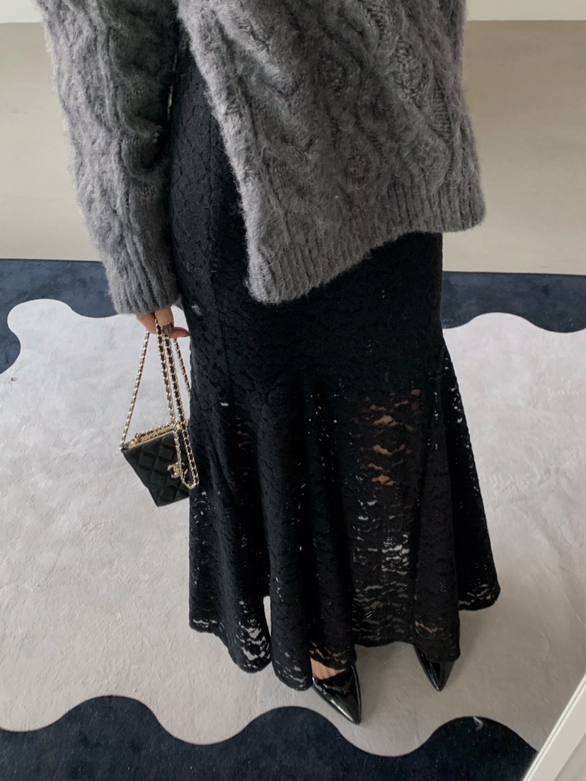 VERANDA東大門㊣直郵女裝新款25秋冬人氣職業時尚休閑熱賣長裙VERANDA長裙