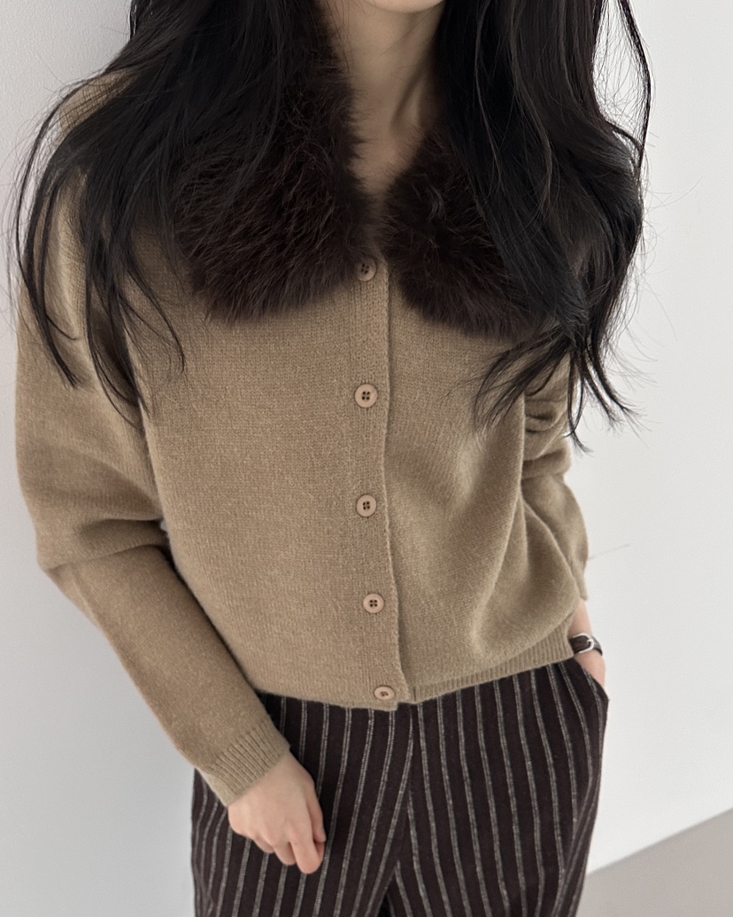 HOWDY韓國代購㊣女裝新品職業休閑人氣推薦熱賣時尚毛衣毛皮HOWDY毛衣