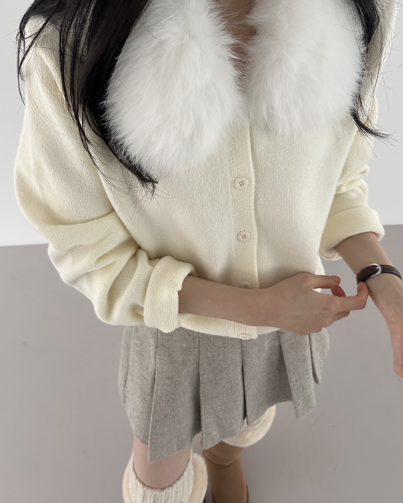 HOWDY韓國代購㊣女裝新品職業休閑人氣推薦熱賣時尚毛衣毛皮HOWDY毛衣