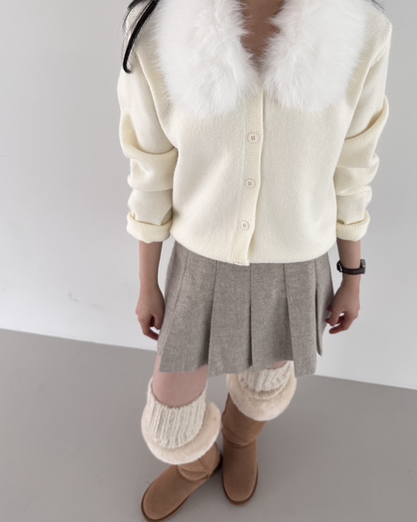 HOWDY韓國代購㊣女裝新品職業休閑人氣推薦熱賣時尚毛衣毛皮HOWDY毛衣