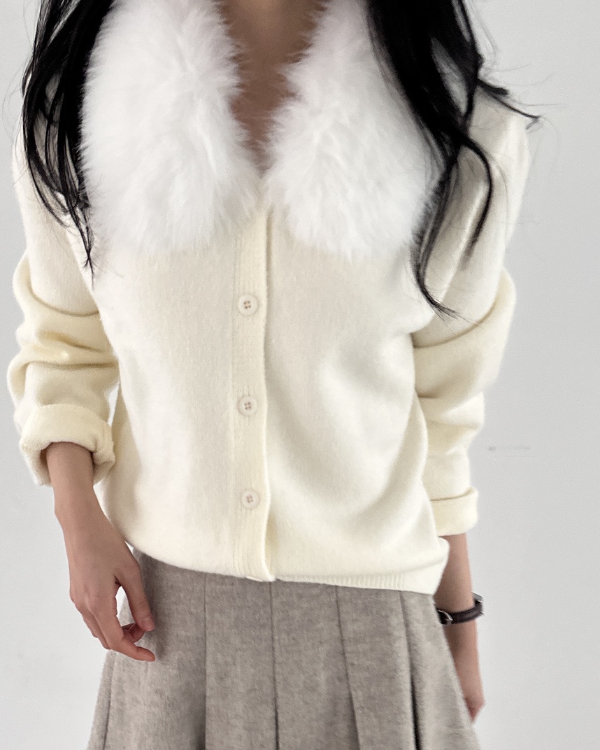 HOWDY韓國代購㊣女裝新品職業休閑人氣推薦熱賣時尚毛衣毛皮HOWDY毛衣