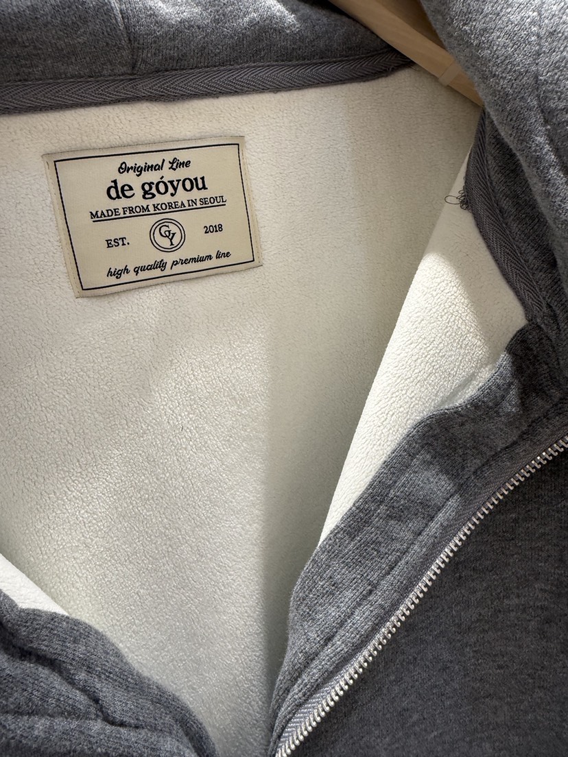 DE GO YOU韓國代購㊣女裝新款時尚休閑25秋冬熱賣套裝拉鏈DE GO YOU套裝