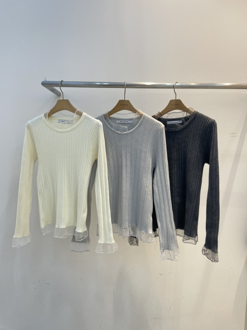 MILLIMETER東大門㊣直郵女士新款熱賣25秋冬人氣時尚針織衫MILLIMETER/MGML針織衫