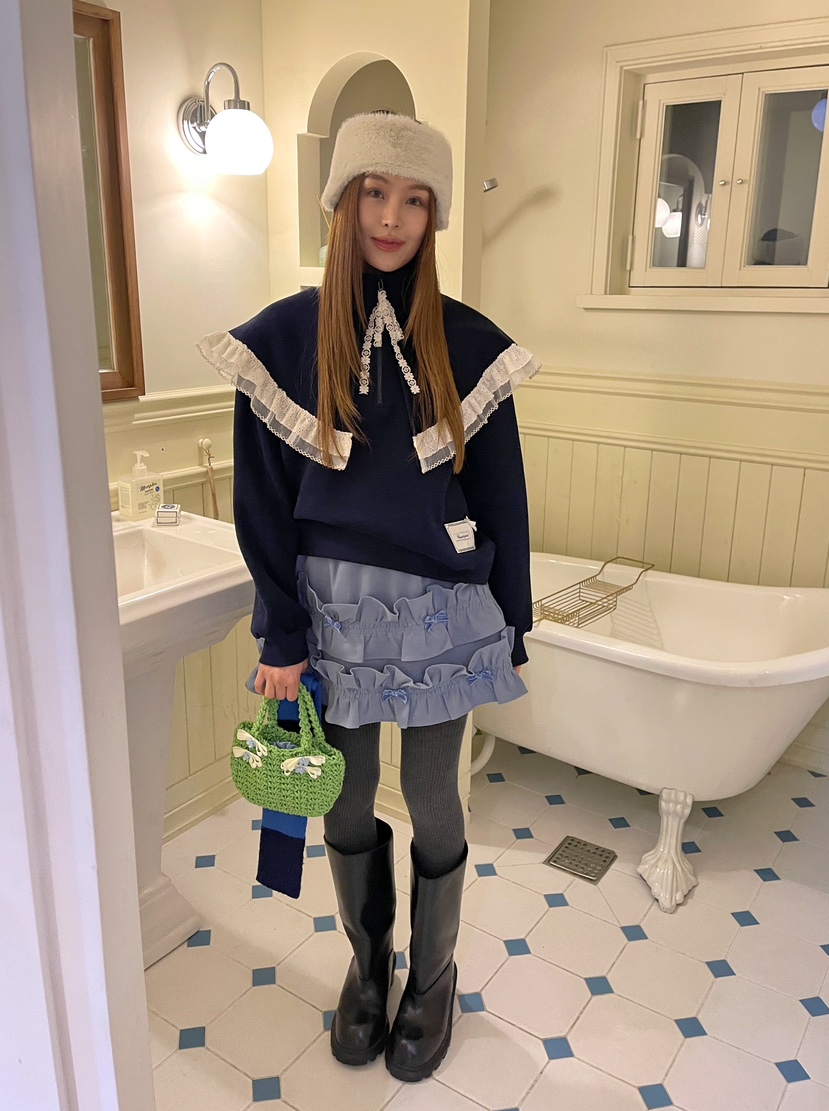 BOUTIQUE-L東大門㊣代購女裝新品職業時尚25秋冬人氣熱賣衛衣BOUTIQUE-L衛衣