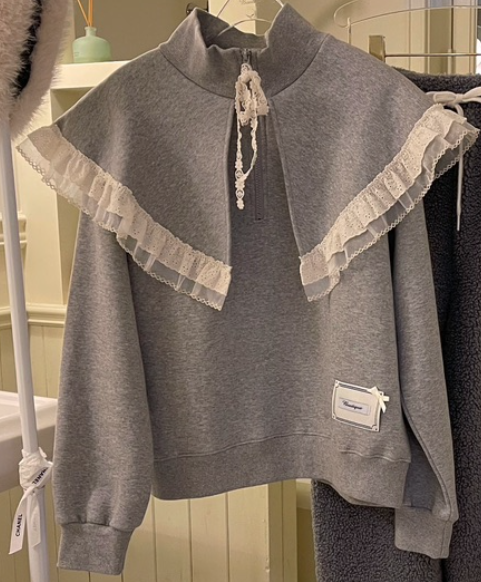 BOUTIQUE-L東大門㊣代購女裝新品職業時尚25秋冬人氣熱賣衛衣BOUTIQUE-L衛衣圖色3