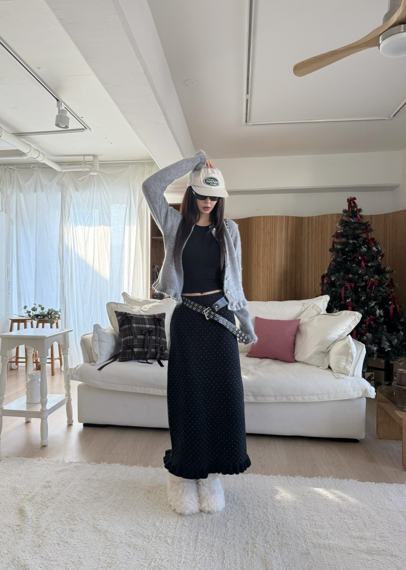 DENVER韓國直郵㊣女裝新款時尚職業人氣休閑熱賣針織衫安哥拉DENVER針織衫