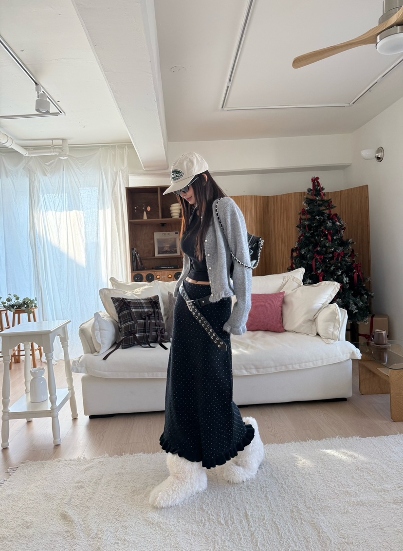 DENVER韓國直郵㊣女裝新款時尚職業人氣休閑熱賣針織衫安哥拉DENVER針織衫