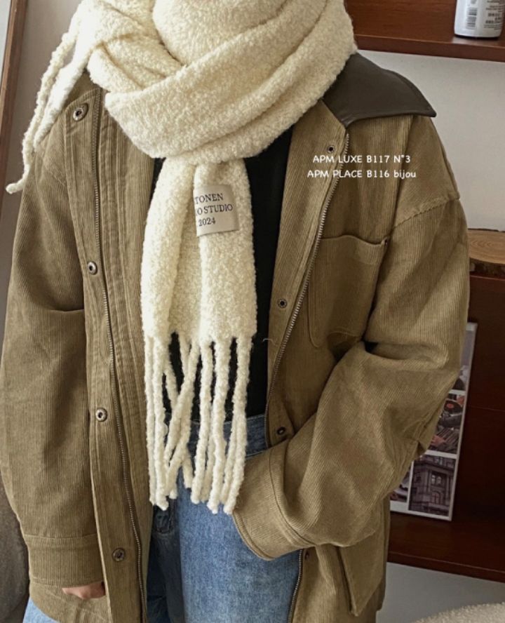 N3韓國代購㊣女裝新款時尚熱賣休閑人氣職業25秋冬圍巾披肩N3圍巾/披肩