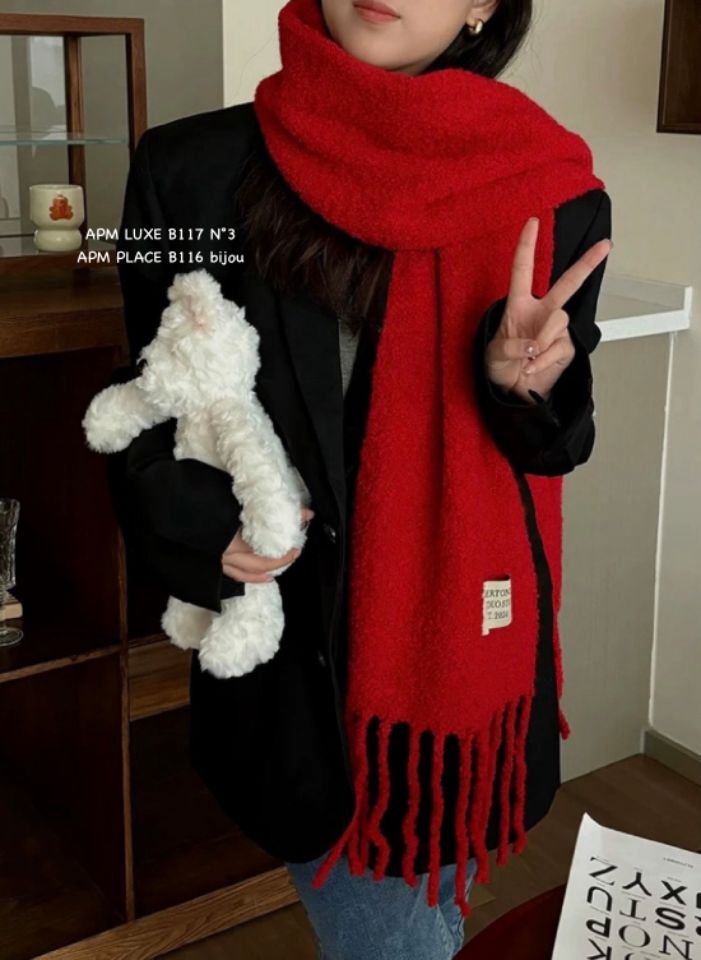 N3韓國代購㊣女裝新款時尚熱賣休閑人氣職業25秋冬圍巾披肩N3圍巾/披肩