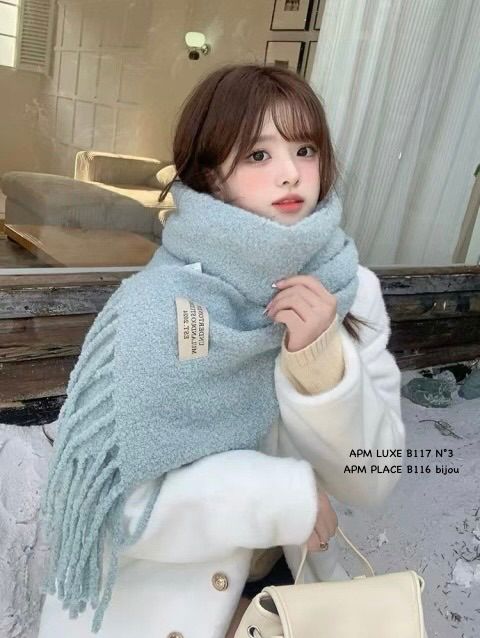 N3韓國代購㊣女裝新款時尚熱賣休閑人氣職業25秋冬圍巾披肩N3圍巾/披肩