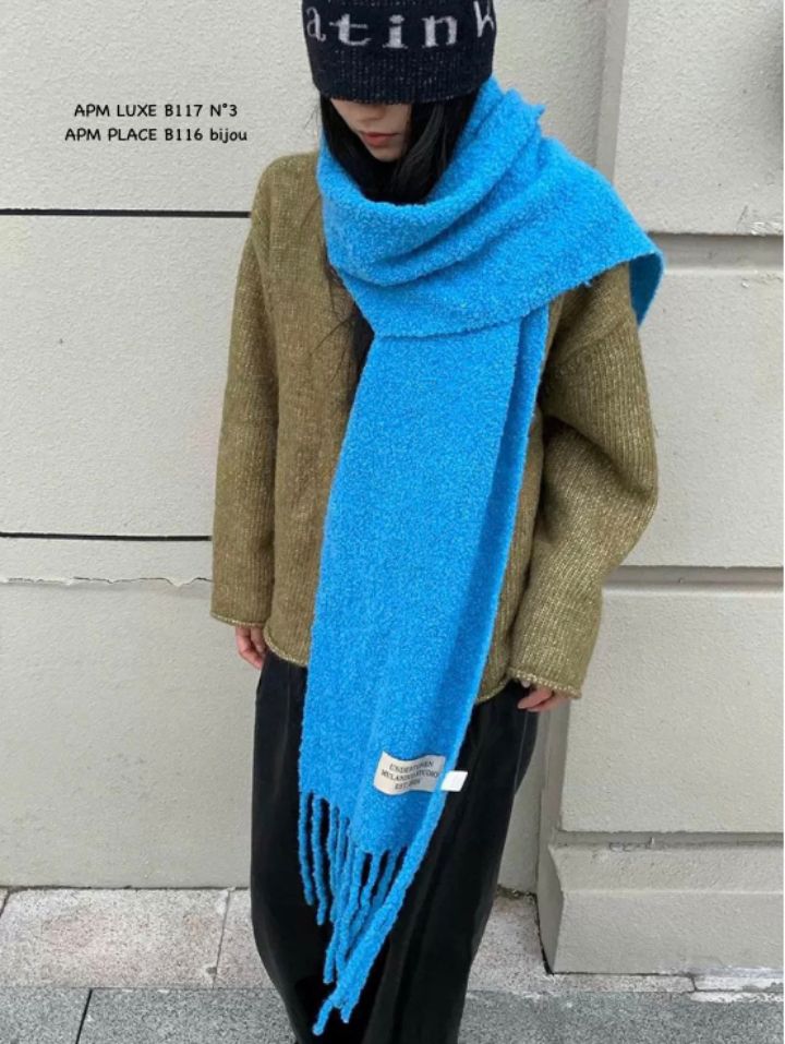 N3韓國代購㊣女裝新款時尚熱賣休閑人氣職業25秋冬圍巾披肩N3圍巾/披肩