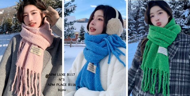 N3韓國代購㊣女裝新款時尚熱賣休閑人氣職業25秋冬圍巾披肩N3圍巾/披肩