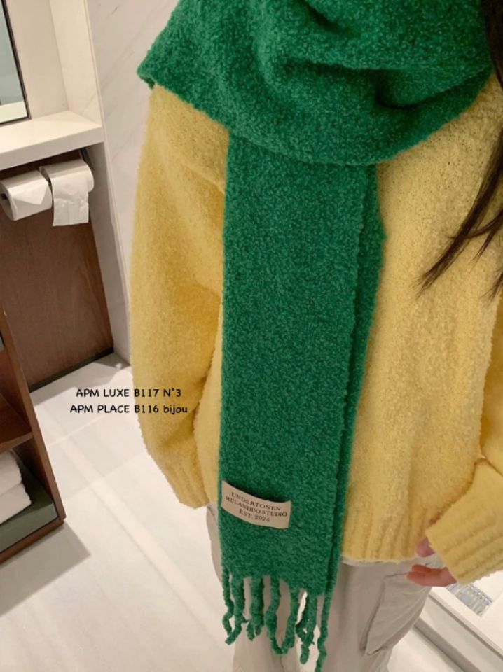 N3韓國代購㊣女裝新款時尚熱賣休閑人氣職業25秋冬圍巾披肩N3圍巾/披肩