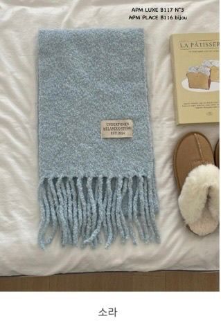 N3韓國代購㊣女裝新款時尚熱賣休閑人氣職業25秋冬圍巾披肩N3圍巾/披肩圖色10