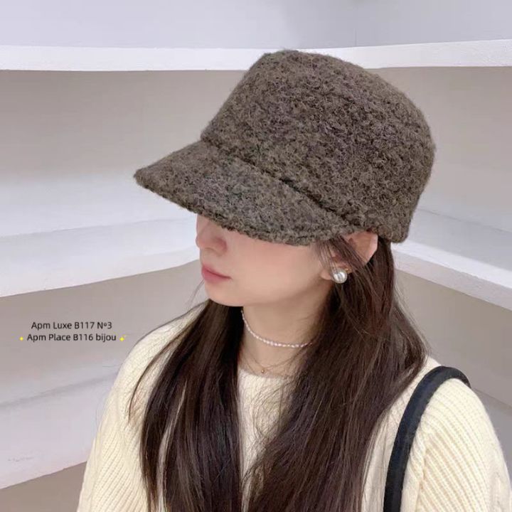 N3韓國代購㊣女裝新品休閑時尚職業25秋冬人氣熱賣帽子貝雷N3帽子