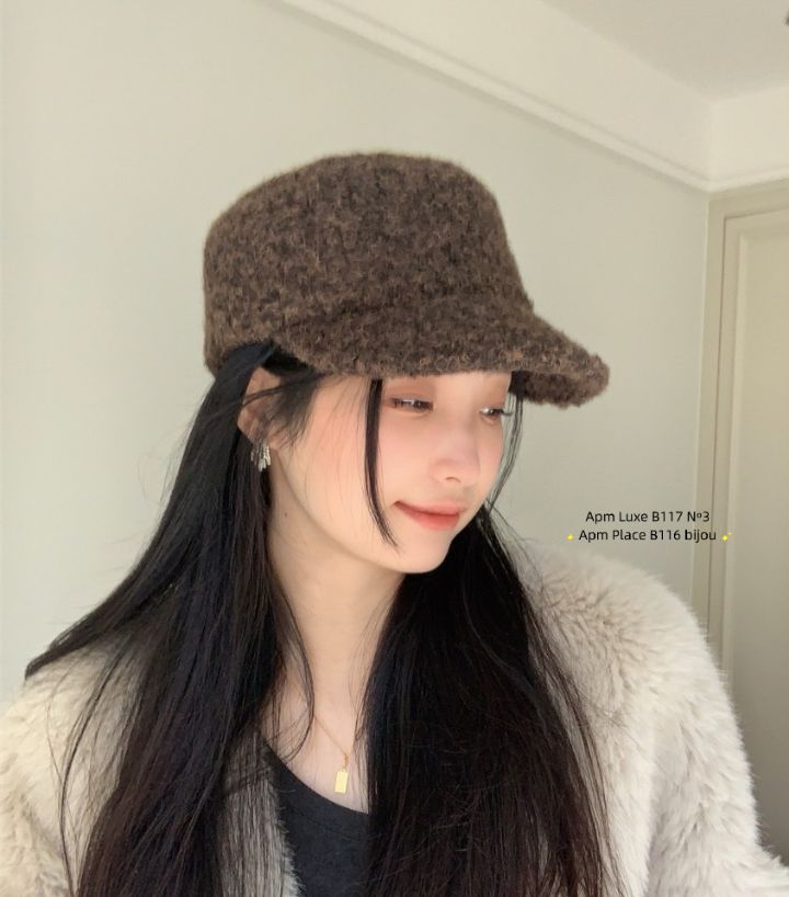 N3韓國代購㊣女裝新品休閑時尚職業25秋冬人氣熱賣帽子貝雷N3帽子