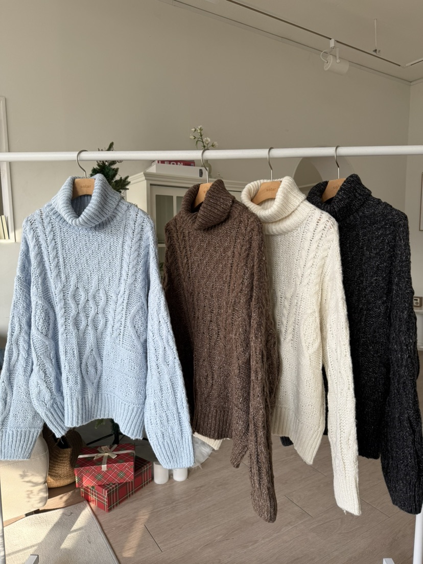 SOLAR韓國代購㊣女士新品職業時尚熱賣25秋冬人氣推薦針織衫SOLAR針織衫