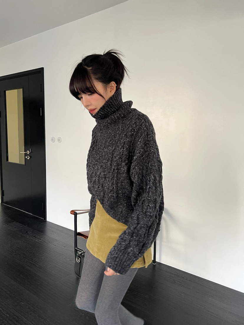 SOLAR韓國代購㊣女士新品職業時尚熱賣25秋冬人氣推薦針織衫SOLAR針織衫