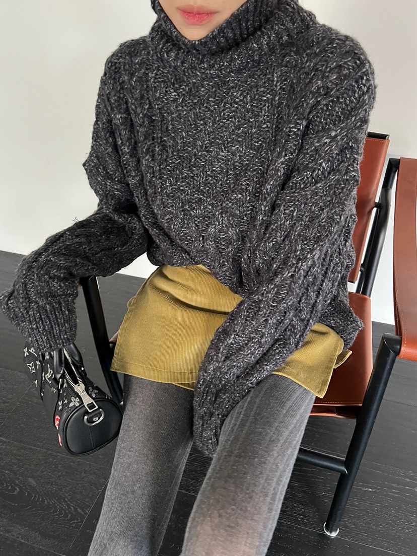 SOLAR韓國代購㊣女士新品職業時尚熱賣25秋冬人氣推薦針織衫SOLAR針織衫