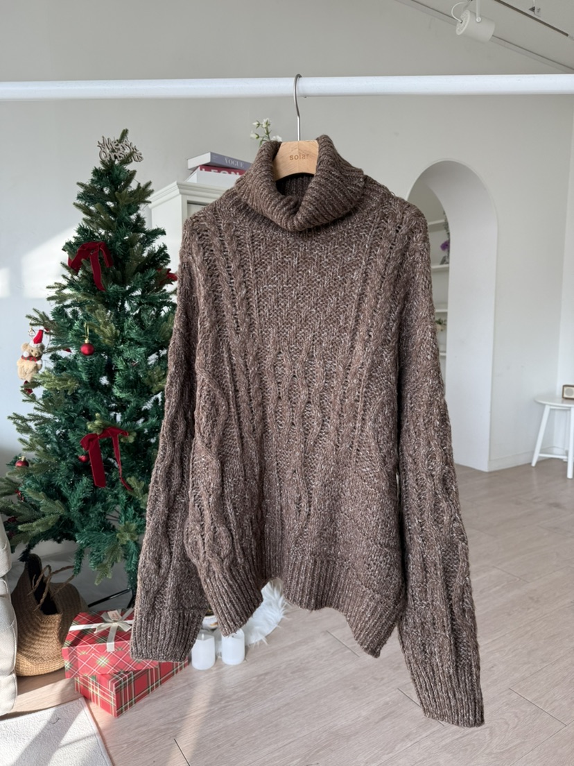 SOLAR韓國代購㊣女士新品職業時尚熱賣25秋冬人氣推薦針織衫SOLAR針織衫圖色1