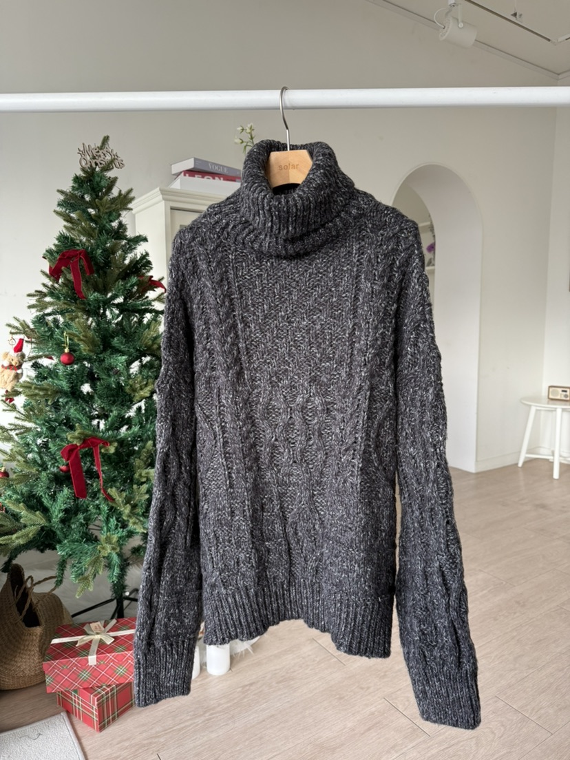 SOLAR韓國代購㊣女士新品職業時尚熱賣25秋冬人氣推薦針織衫SOLAR針織衫圖色4