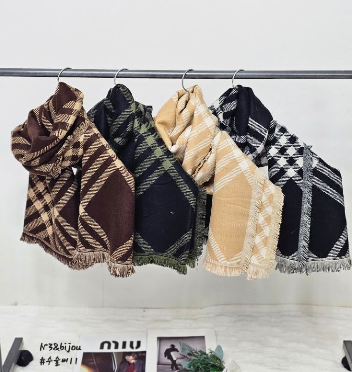 N3東大門㊣直郵女裝新品人氣25秋冬時尚推薦職業休閑圍巾披肩N3圍巾/披肩